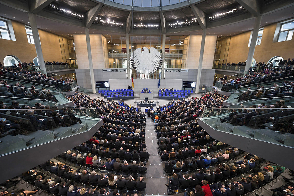 Eröffnung der 16. Bundesversammlung zur Wahl des Bundespräsidenten im Reichstagsgebäude in Berlin